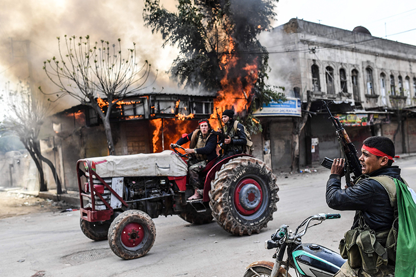 شبه‌نظامیان وابسته به ترکیه عفرین را غارت کردند